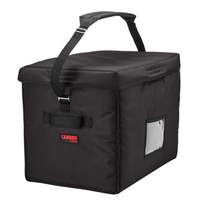 Cambro GoBag 21" Black Stadium Insulated Food Delivery Bag - GBD211517110