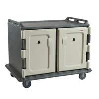Cambro 48in Low Profile Granite Gray Meal Delivery Cart - MDC1418S20191 