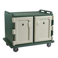 Cambro 48" Low Profile Granite Green Meal Delivery Cart - MDC1418S20192