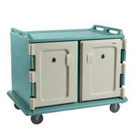 Cambro 48" Low Profile Slate Blue Meal Delivery Cart - MDC1418S20401