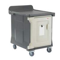 Cambro 29-1/2" Granite Gray Low Profile Meal Delivery Cart - MDC1520S10HD191