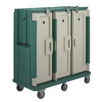 Cambro 3 Door Tall Profile Granite Green Meal Delivery Cart - MDC1520T30192 