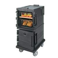 Cambro Ultra Camcart Black Double Stack Heated Fod Pan Carrier - UPC600110 
