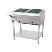 Eagle Group Stainless Steel Electric 2 Well 120v Hot Food Table - DHT2-120-1X 