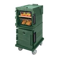 Cambro Ultra Camcart Green Double Stack Heated Food Pan Carrier - UPC600519 