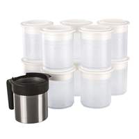 Pacojet 32565 Set of 12 Pacotizing Synthetic Beakers With Lid