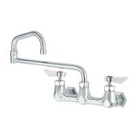 Krowne Metal Diamond Series 18in Jointed Wall Mount Faucet with 8in Centers - DX-818 