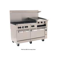 Wolf Commercial 60in Challenger XL Restaurant Range with (6) 30KBTU burners - C60SS-6B24GB 
