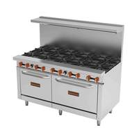 Sierra 60in Gas Range with (10) 30KBTU open burners - SR-10-60 