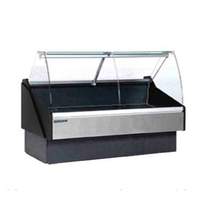 HydraKool 117" Curved Glass Remote Fresh Meats/Deli Case - KFM-CG-120-R