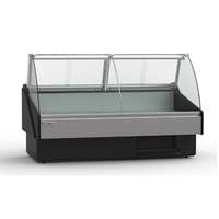 HydraKool 78"W Curved Glass Self Contained Fresh Meats/Deli Case - KFM-CG-80-S 