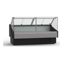 HydraKool 117in Flat Front Refrigerated Fresh Meat/Deli Display Case - KFM-FG-120-S 