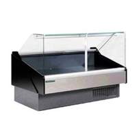 HydraKool 77in Flat Front Refrigerated Fresh Meat/ Deli Display Case - KFM-FG-80-S 