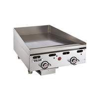 Vulcan 24"W x 30in D Heavy Duty Countertop Thermostatic Griddle - MSA24-30 