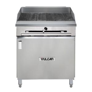 Vulcan 24in Heavy Duty Gas Charbroiler Range with Cabinet Base - VTC24B 