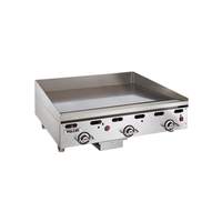 Vulcan 36in W x 24in Heavy Duty Countertop Gas Thermostatic Griddle - 936RX 