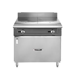 Vulcan V Series Heavy Duty Gas 2 Hot Top Range with Cabinet Base - V236HB 