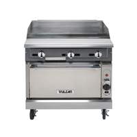 Vulcan V Series Heavy Duty Manual Gas Griddle Range with Cabinet Base - VGM36B 