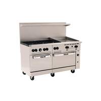 Vulcan Endurance 60in (6) Burner Gas Range with 24in Thermostat Griddle - 60SS-6B24GT 