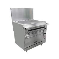Vulcan Endurance 36in Nat Gas Charbroiler Range with Refrigerated Base - 36R-36CBN 