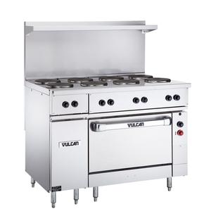 Vulcan Endurance 48" Electric Restaurant Range w/ 4 Hot Tops - 208v - EV48S-4HT208