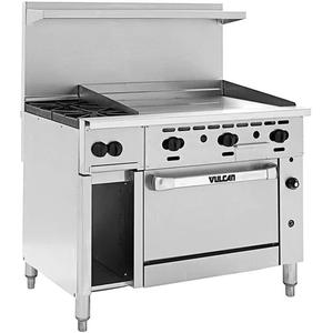 Vulcan Endurance 48" Restaurant Range w/ (2) Burners 30K BTU/HR - 48R-36GT2B