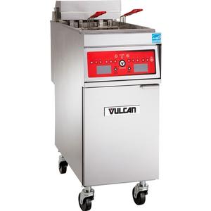 Vulcan Electric 85lb Fryer with Built-in Filtration - 208v/3ph - 1ER85AF 