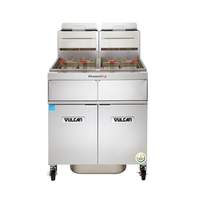 Vulcan PowerFry3 High Efficiency Gas 50 lb (2) Vat Fryer Battery - 2TR45AF