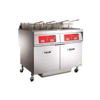 Vulcan Electric (2) Vat 50 lb Electric Fryer Battery w/ Filtration - 2ER50AF