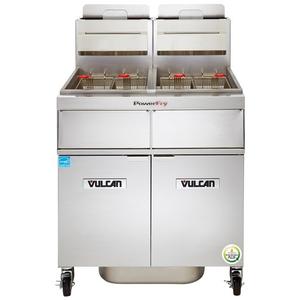 Vulcan PowerFry3 High Efficiency (2) 70lb Gas Fryer Battery - 2TR65AF 