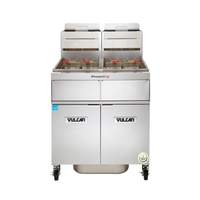 Vulcan PowerFry3 High Efficiency 85lb (2) Vat Gas Fryer Battery - 2TR85DF 