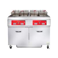 Vulcan 46" (3) 50 lb Vat Electric Fryer Battery w/ Built-in Filter - 3ER50AF