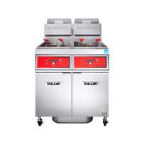 Vulcan PowerFry5 (2) 85lb Vat High Efficiency Gas Fryer Battery - 2VK85DF 