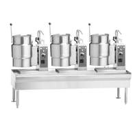 Vulcan Electric Dual Temp 3 Tilting Kettle with 80in W Stand/Assembly - VEKT80/666 