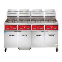 Vulcan PowerFry3â¢ 45-50lb (4) Vat High Efficiency Gas Fryer - 4TR45cuft 