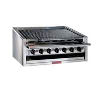 Magikitch'n 24in Low Profile Countertop Gas Charbroiler with Ceramic Coals - APM-SMB-624 