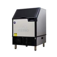 IceTro Undercounter 175lb Full Cube Ice Maker w/ 77lb Capacity Bin - IU-0170-AC