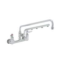 T&S Brass UltraRinse 8in OC Wall Mount 18in Swing Faucet - B-0230-U18 