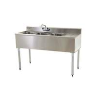 Eagle Group 1800 Series Underbar 3 Compartment Stainless Steel Sink - B4R-18 