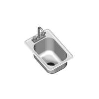 Eagle Group Self Rimming 16x14 Deck Mount Drop-In Sink - SR16-14-9.5-1