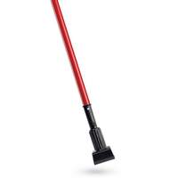 Libman Commercial 58Â½" Red Steel Handle Mop Handle with Hanger Hole - 983 