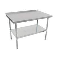 John Boos 30inx 24in 18G Stainless Steel Work Table with 1Â½ Upturn - UFBLG3024-X 