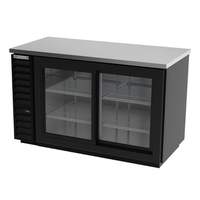 Beverage Air 59" Refrigerated Food Rated Back Bar Glass Door Cooler - BB58HC-1-F-GS-B