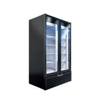 Beverage Air Marketeer™ 26.12cu ft Black 2 Door Refrigerated Merchandiser - MT34-1B