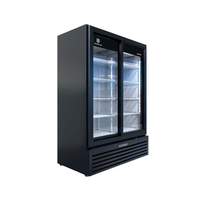 Beverage Air Marketeer™ 41.66cu ft Black 2 Door Refrigerated Merchandiser - MT53-1-SDB