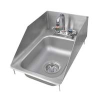 John Boos Pro-Bowl 1 Comp 10x14x5 Drop-In Sink with Side Splashes - PB-DISINK101405-P-SSLR-X 