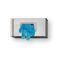 Louis Tellier Front Side Wall Mounted Stainless Disposable Glove Dispenser - B1035