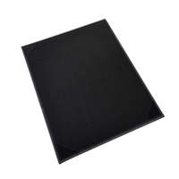 Winco Letter Size Black Single View Menu Cover - LMS-811BK 