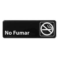 Winco 9" x 3" --No Smoking- Signage in Spanish/Español - SGN-364