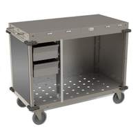 Cadco Open Cabinet Base Stainless Mobile Demo/Sampling Cart - CBC-PHRX-LST 
